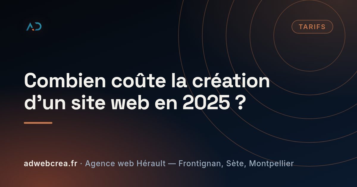 Combien coûte la création d'un site web ?