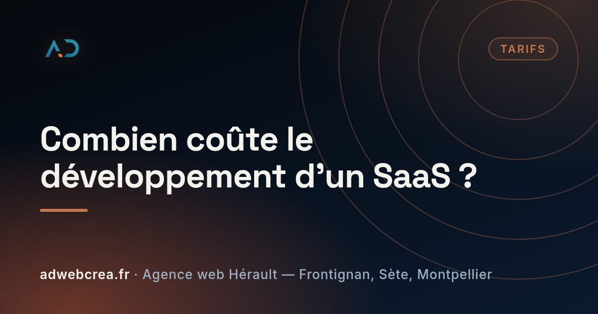 Combien coûte le développement d'un SaaS ?